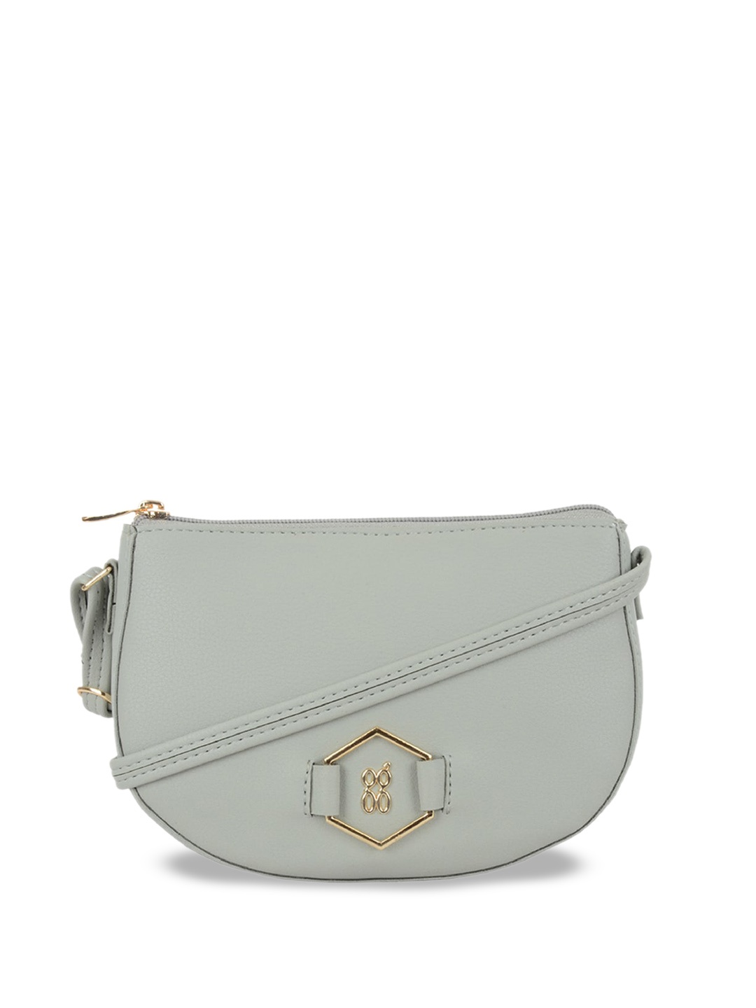 

Baggit Structured Sling Bag, Grey