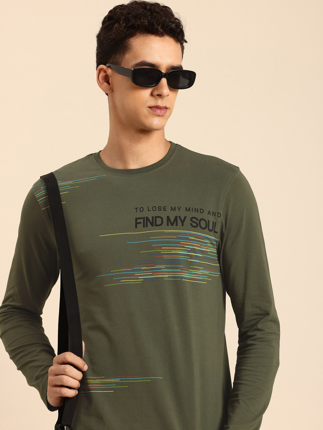 

Being Human Graphic Printed T-shirt, Green