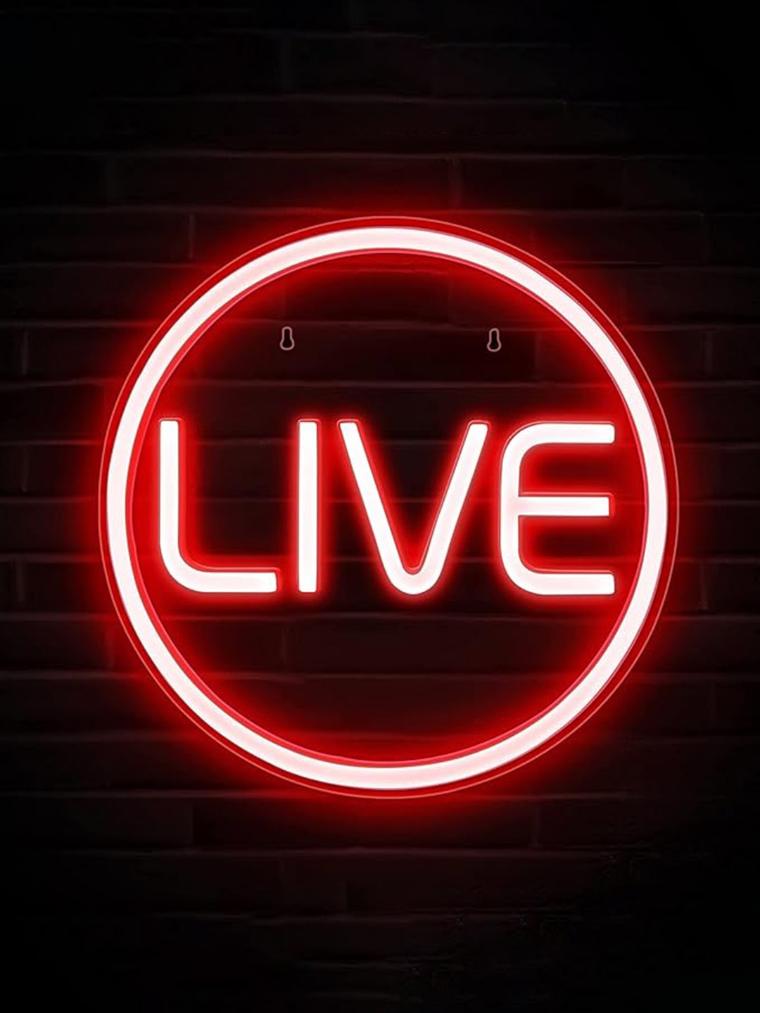 

the party planet Red Live LED Neon Light