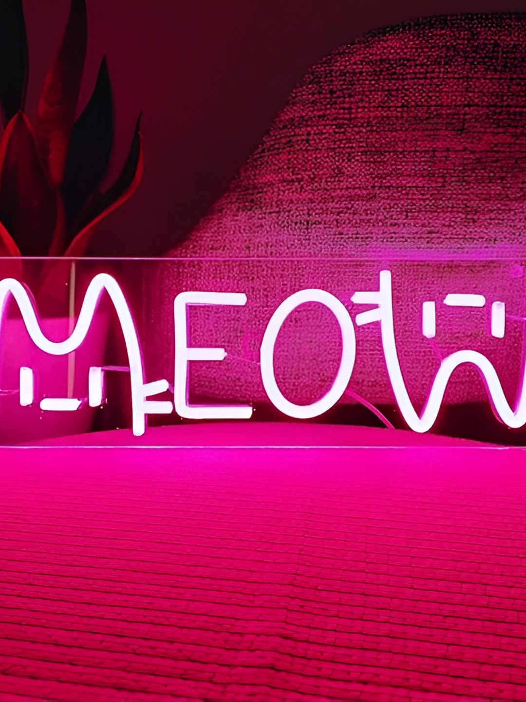 

the party planet Pink Meow LED Neon Light