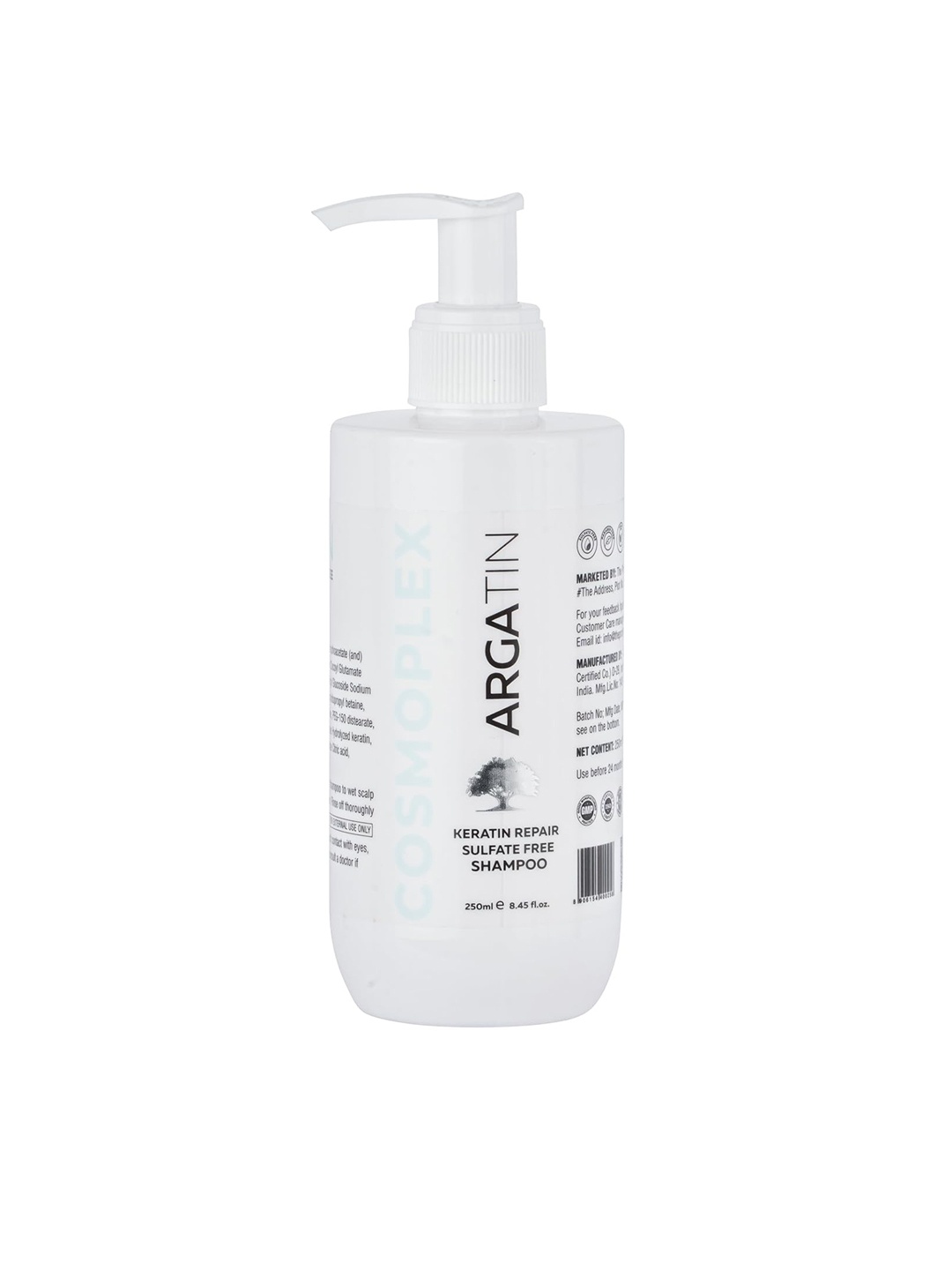 

ARGATIN Cosmoplex Keratin Repair Sulphate Free Shampoo - 250ml, White