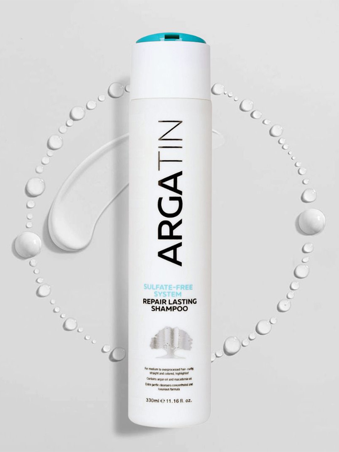 

ARGATIN Keratin Repair Lasting Sulphate Free Shampoo - 330ml, White