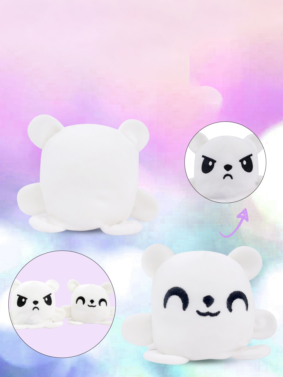 

Xivir Microfibre Filled Non-Allergic Soft Toys and Dolls, White
