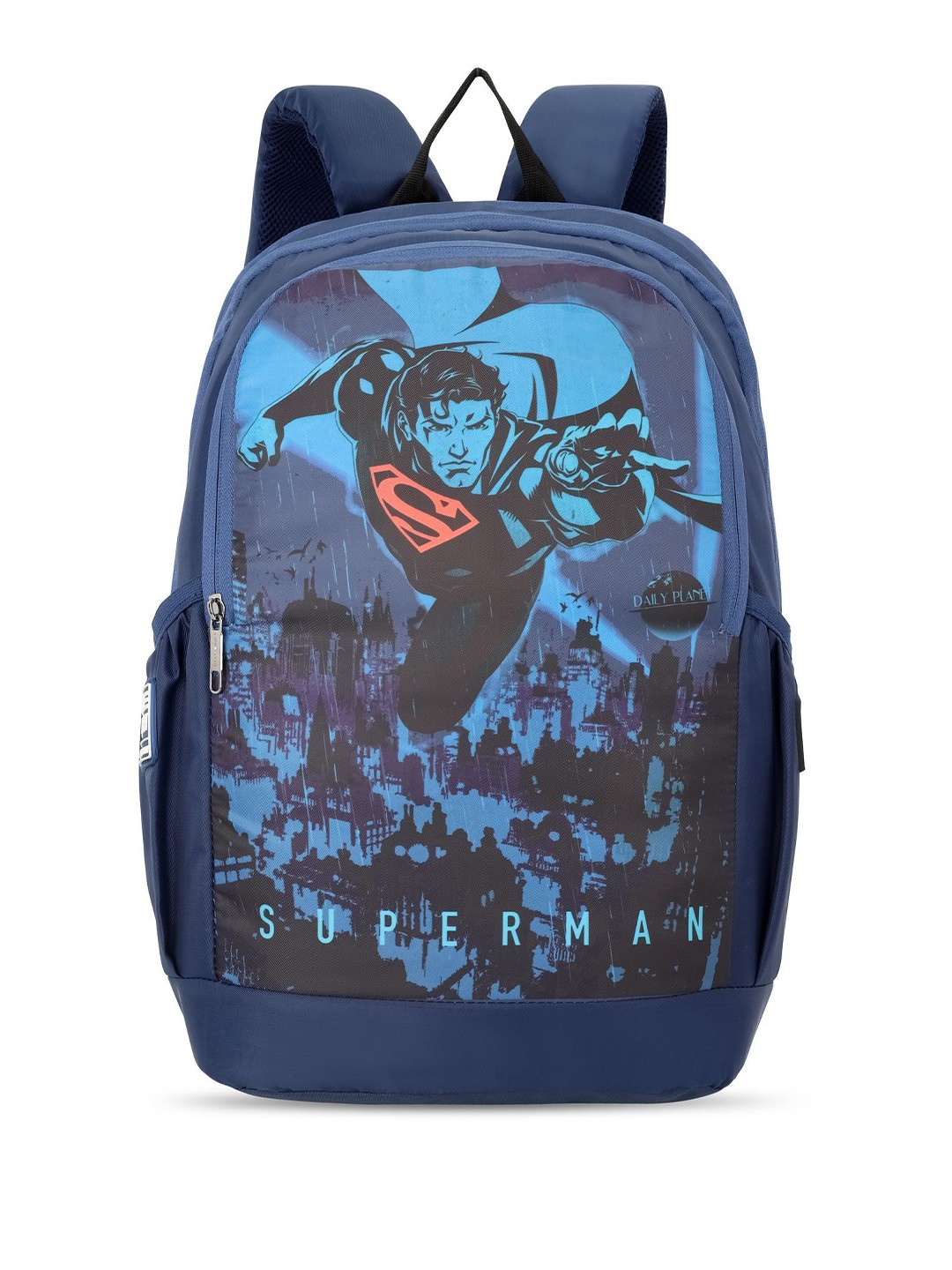 

LAVIE SPORT Kids Superman Printed Laptop Backpack, Blue