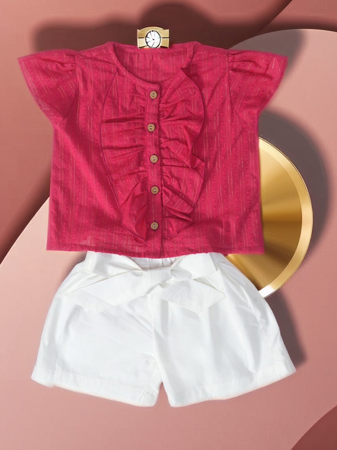 

BAESD Pure Cotton Clothing Set, Maroon