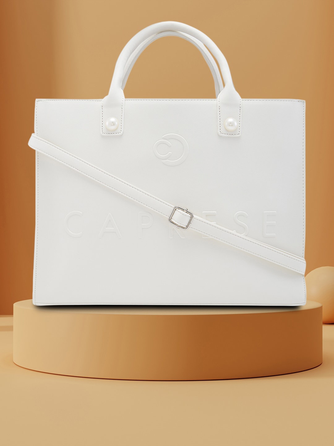 

Caprese The Kiara Collection Cloud Shopper Handheld Bag, White