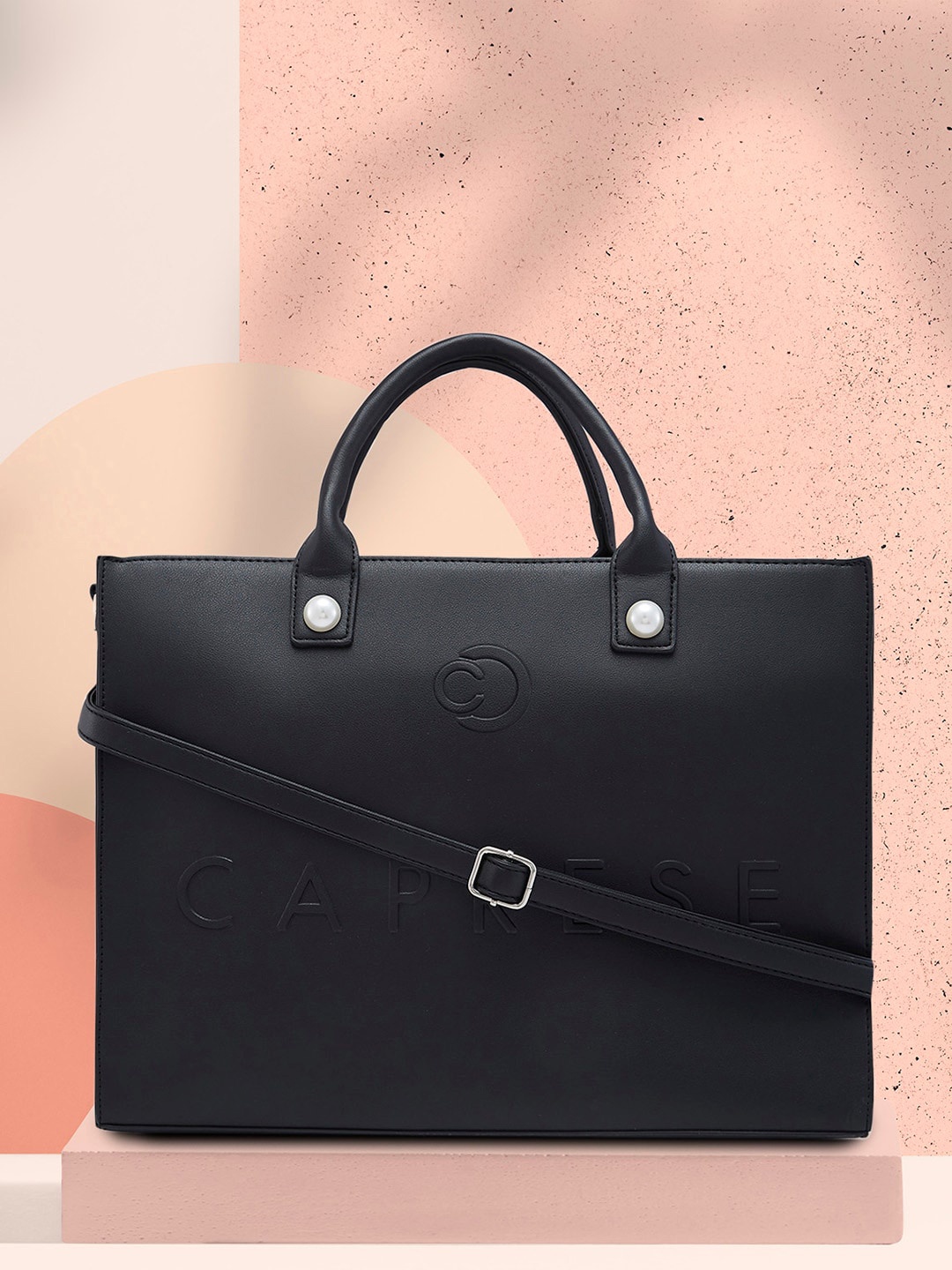 

Caprese The Kiara Collection Cloud Tote Large Handbag, Black
