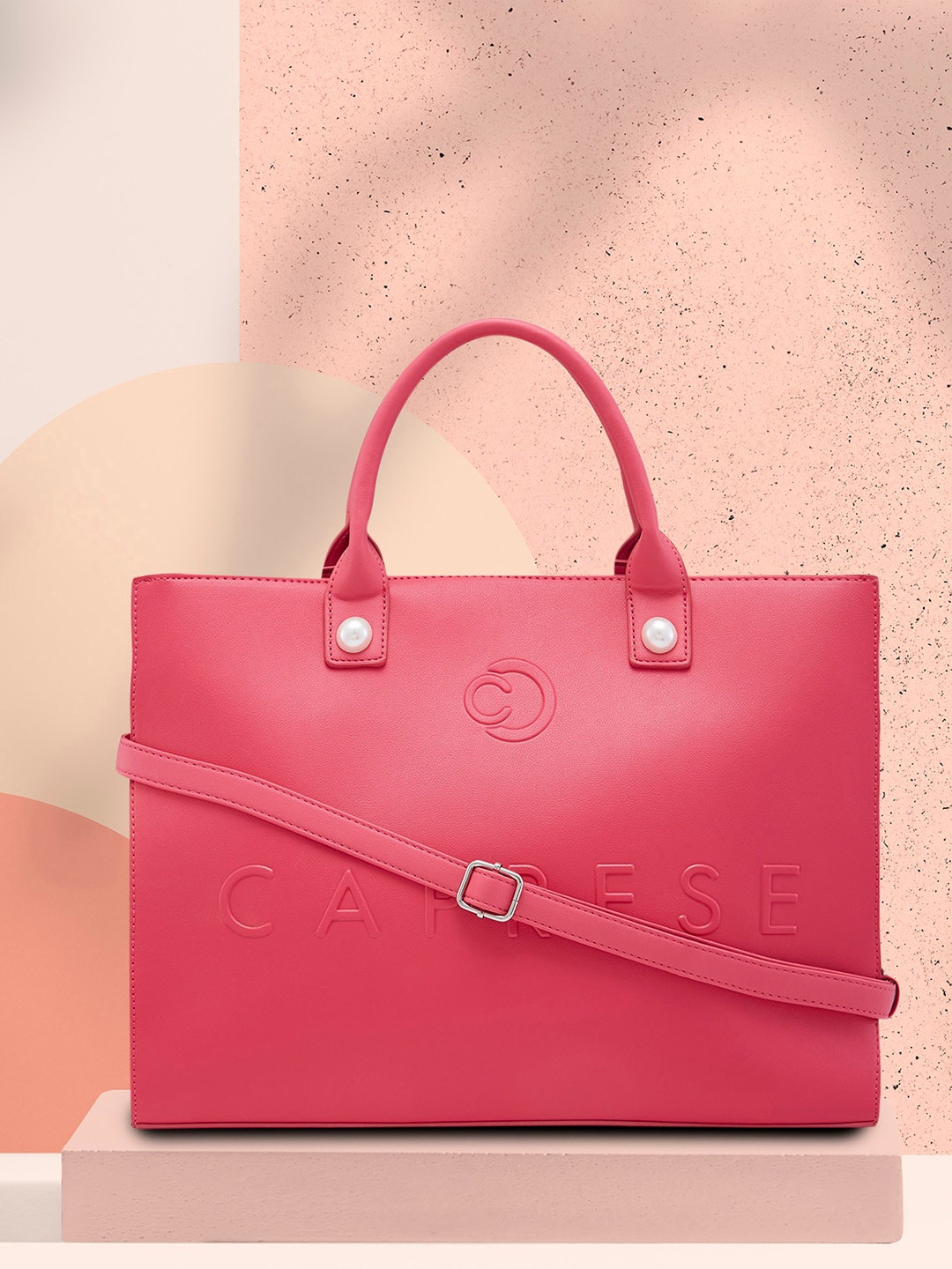 

Caprese The Kiara Collection Cloud Tote Large Handbag, Pink