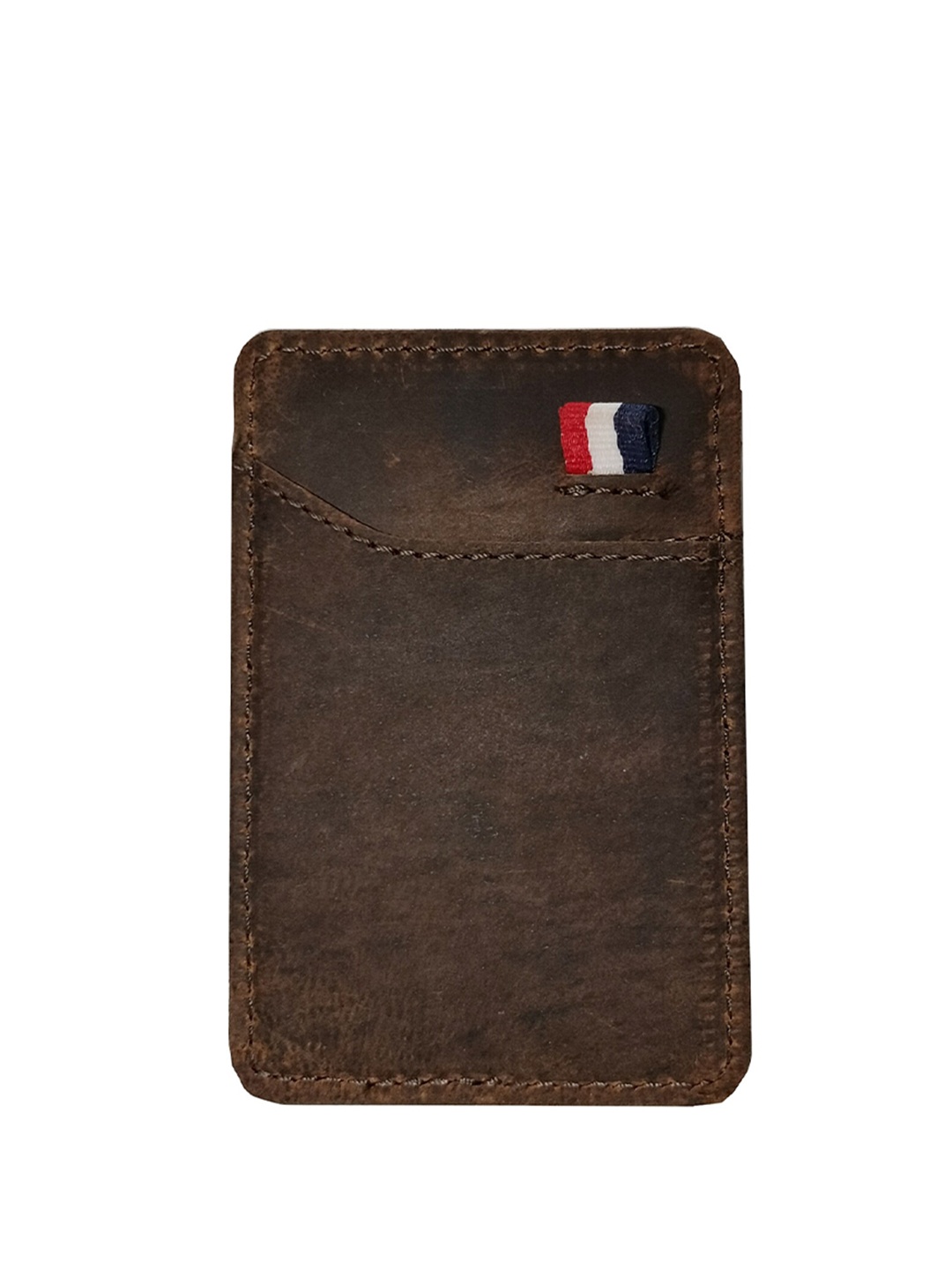

GREEN DRAGONFLY Unisex Leather Card Holder, Brown