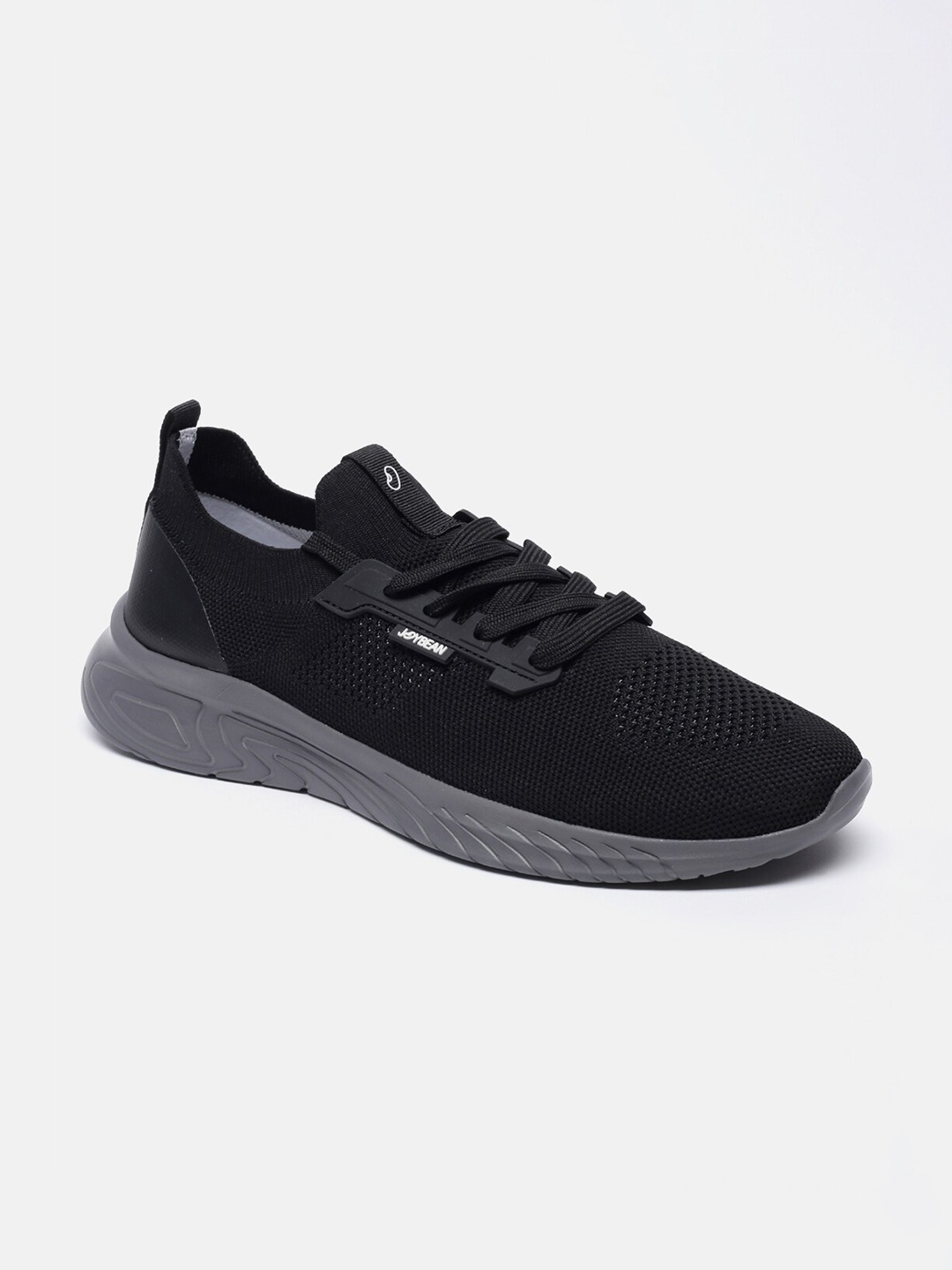 

JoyBean Men Textured Lace-Up Training or Gym Shoes, Black
