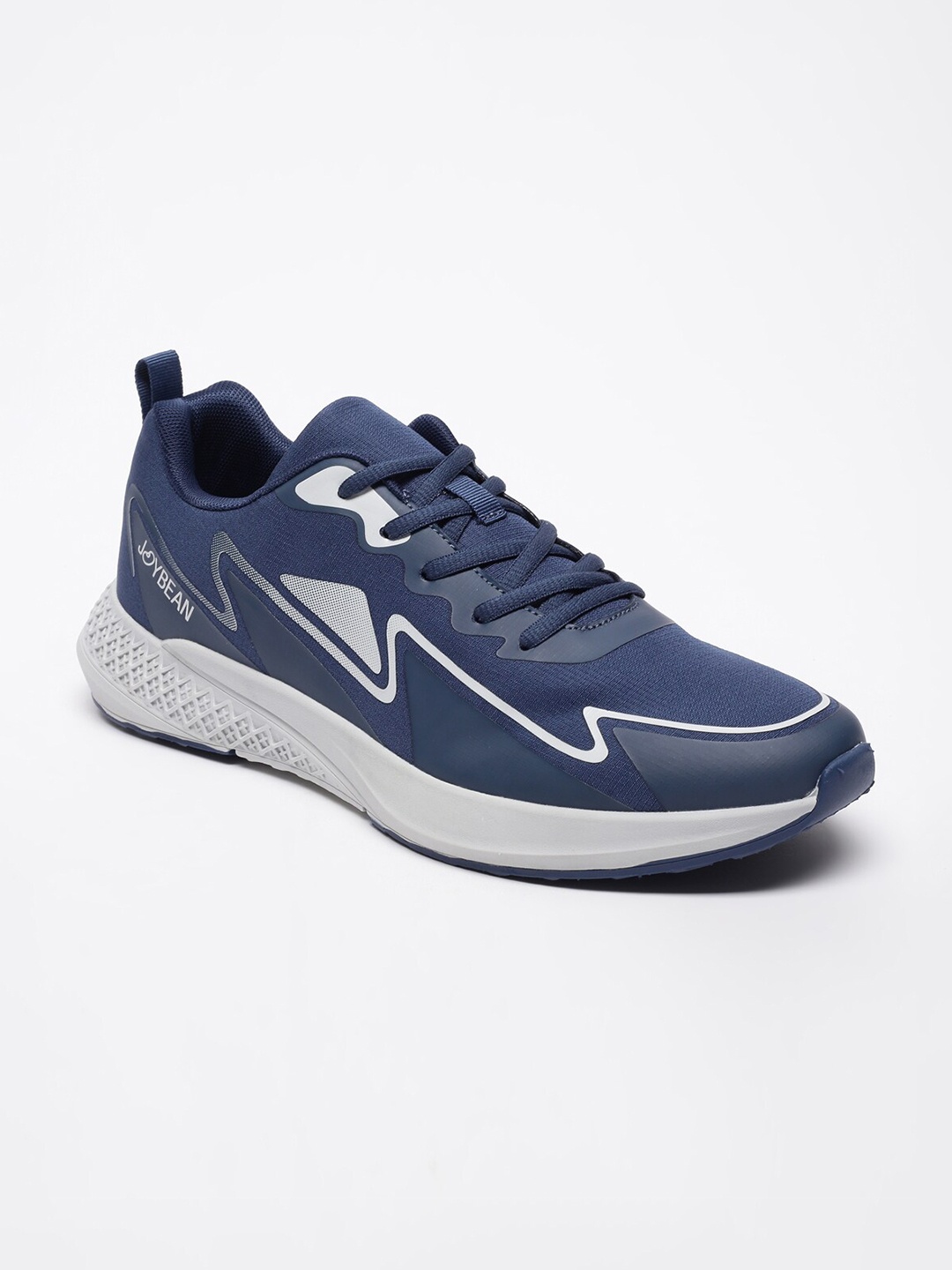 

JoyBean Men Textured Lace-Up Training or Gym Shoes, Navy blue