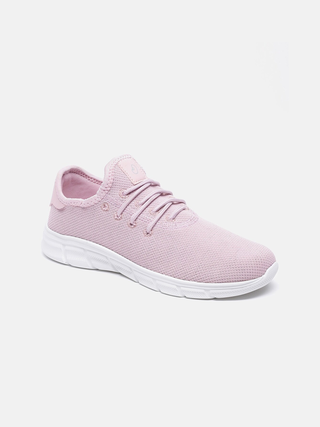 

JoyBean Women Textured Lace-Up Training or Gym Shoes, Peach