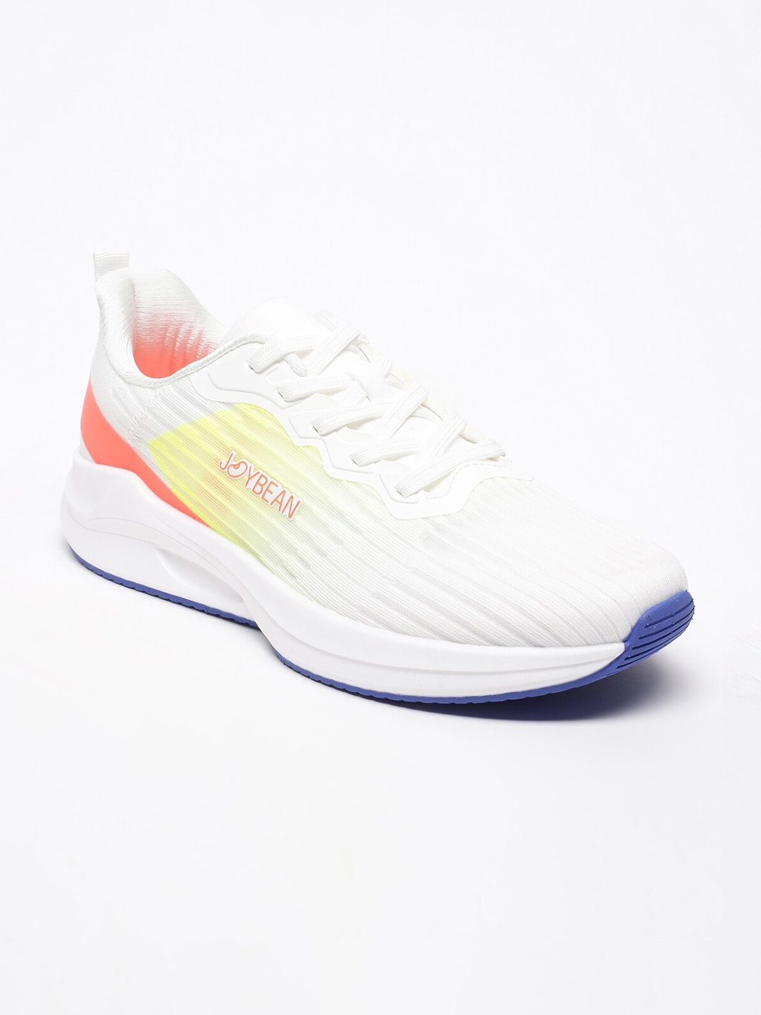

JoyBean Men Textured Lace-Up Training or Gym Shoes, White