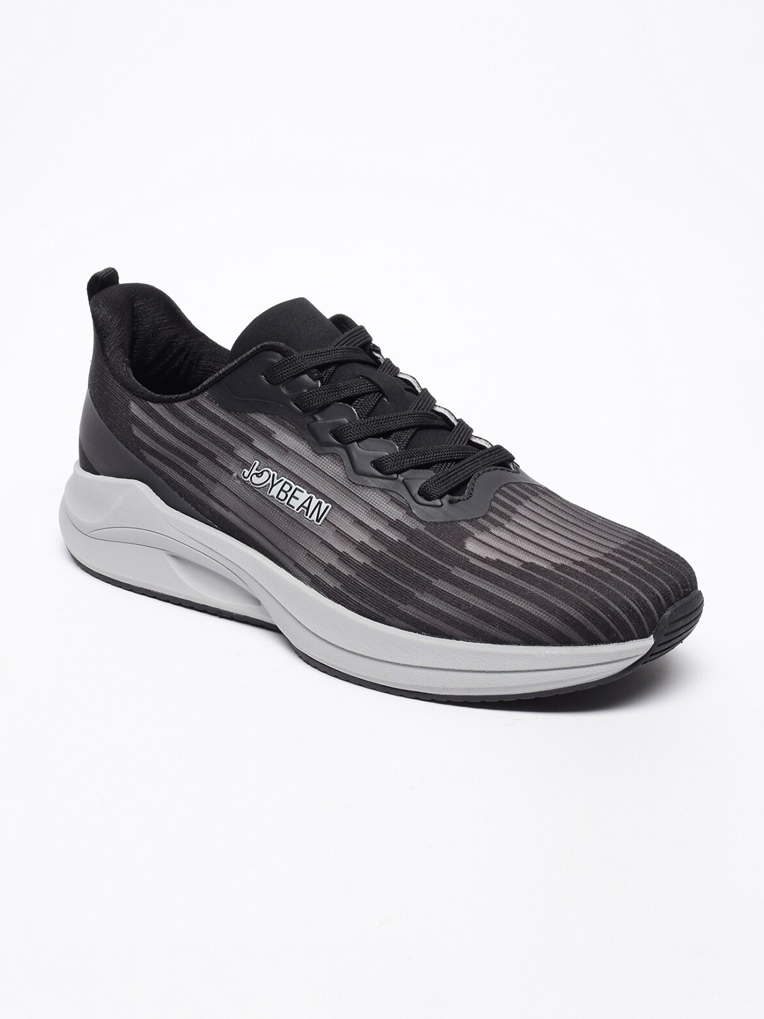 

JoyBean Men Textured Lace-Up Training or Gym Shoes, Black