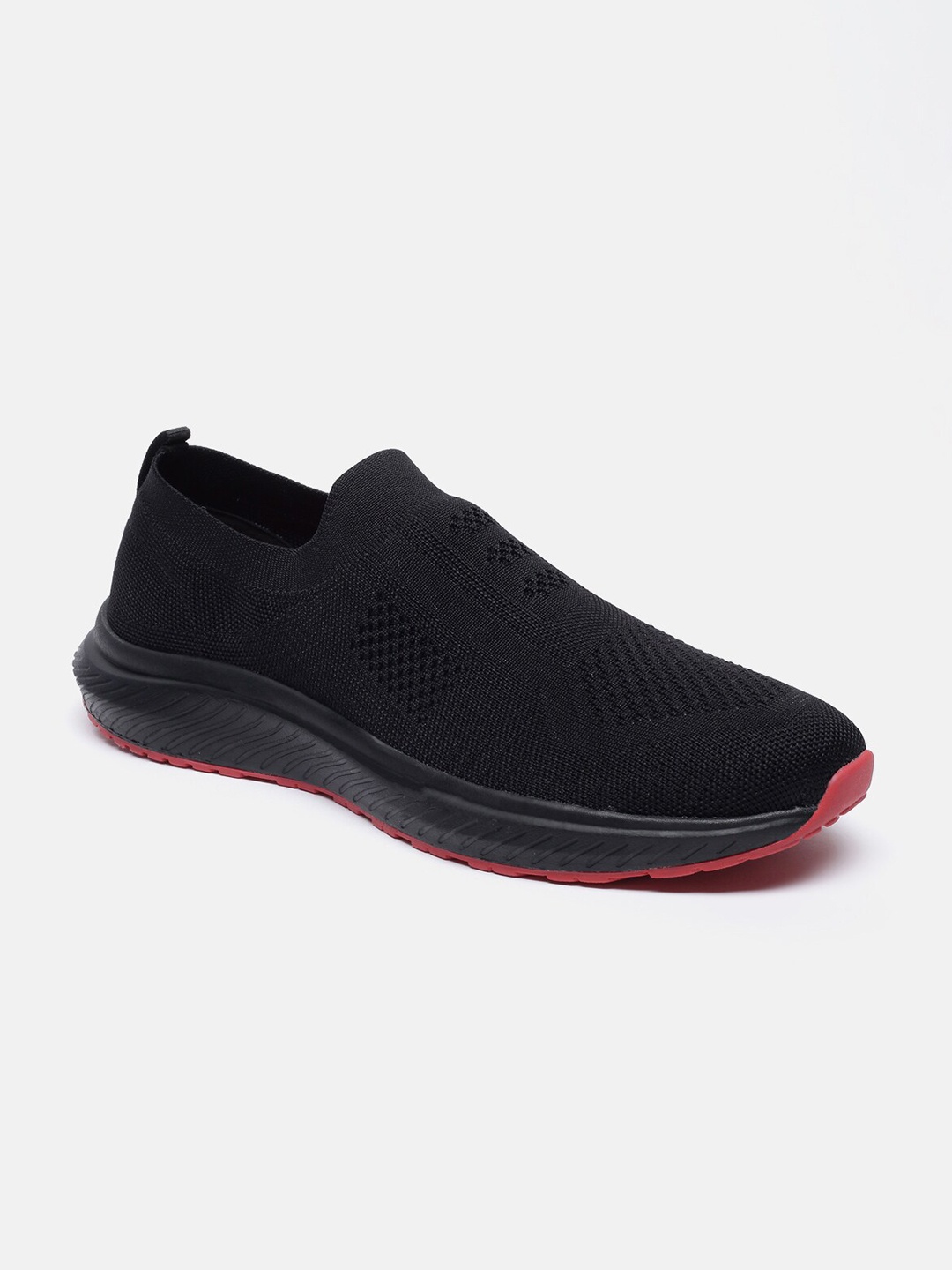 

JoyBean Men Textured Slip-On Training or Gym Shoes, Black