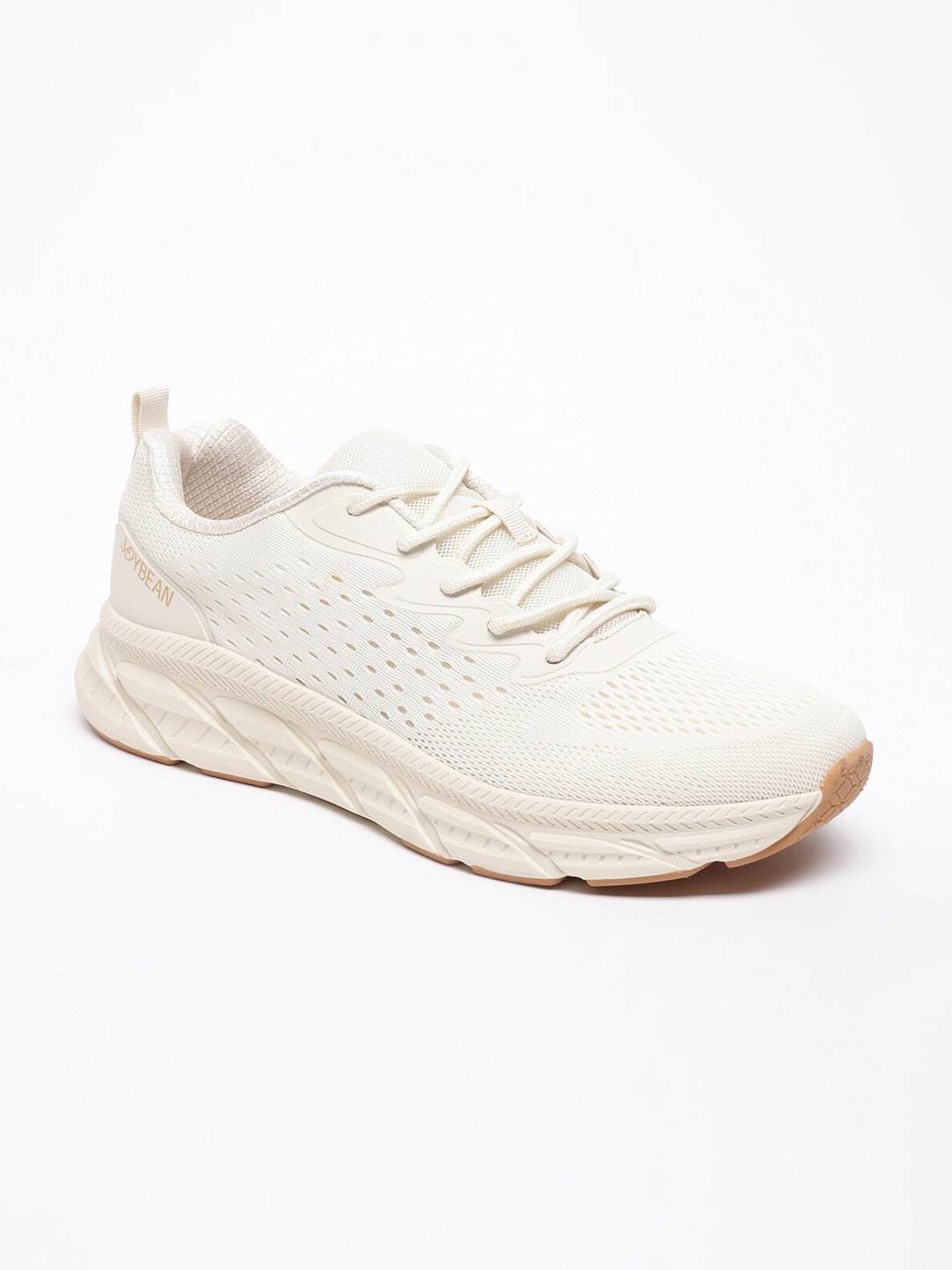 

JoyBean Men Textured Lace-Up Training or Gym Shoes, Beige