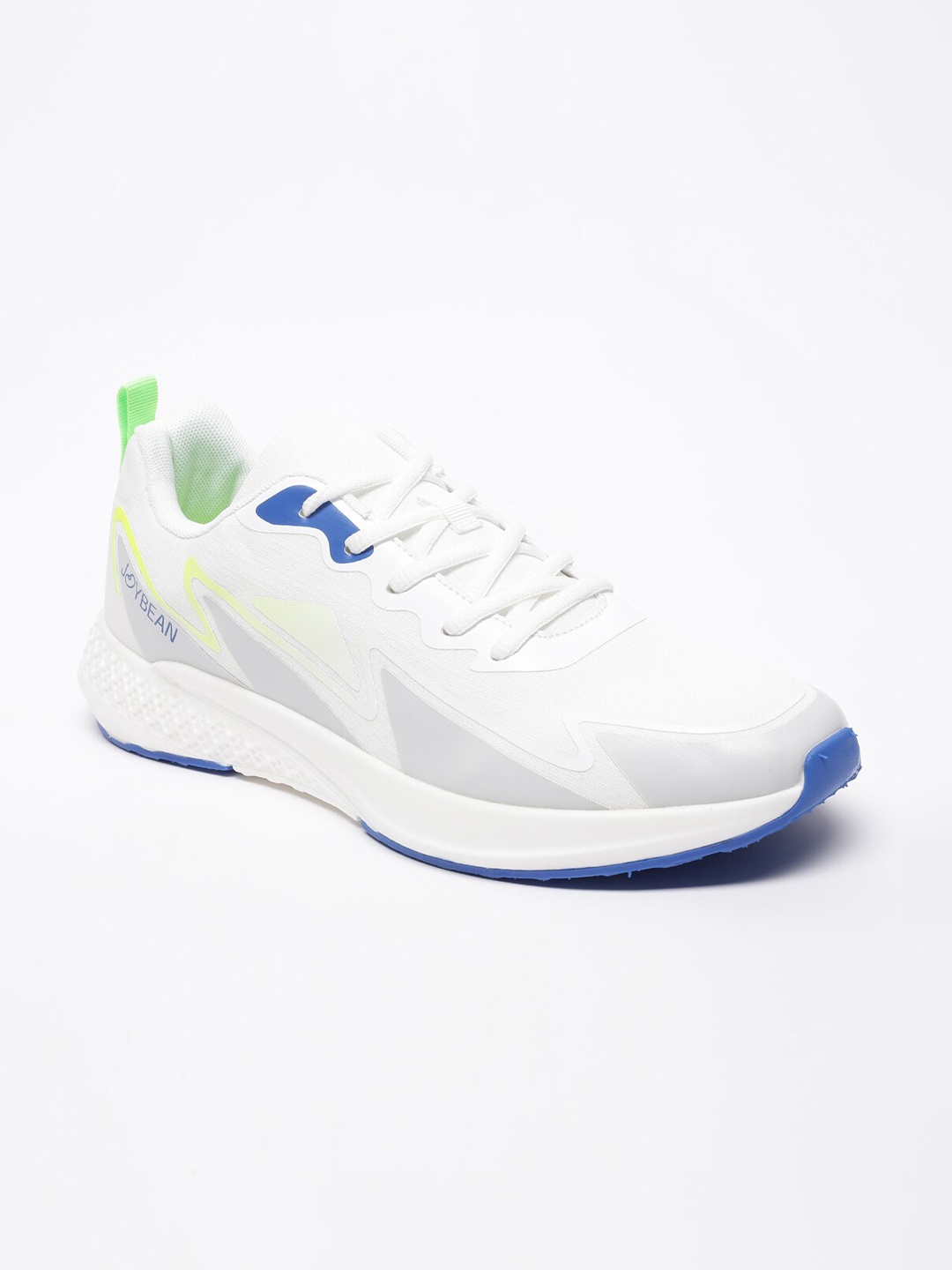 

JoyBean Men Textured Lace-Up Training or Gym Shoes, White