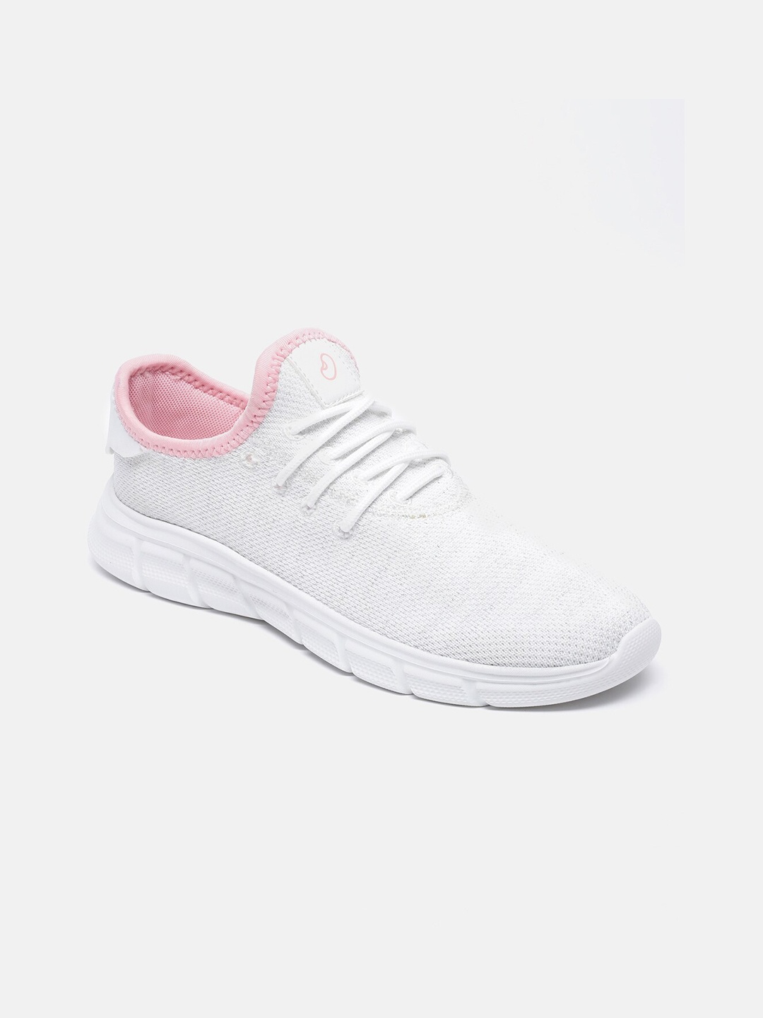 

JoyBean Women Textured Lace-Up Training or Gym Shoes, White