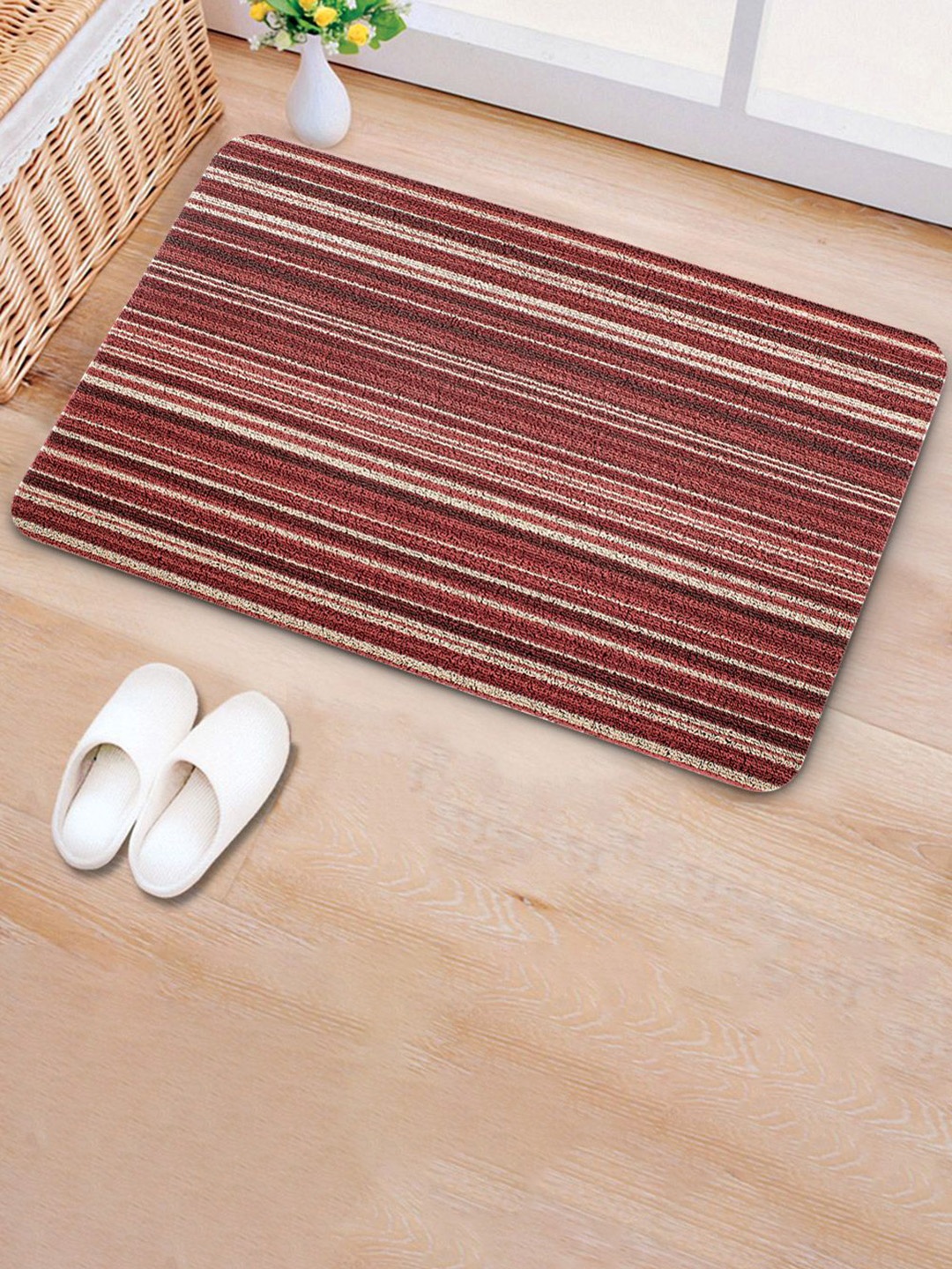 

Freelance Brown & Beige Striped 2300 GSM Anti-Skid Doormat