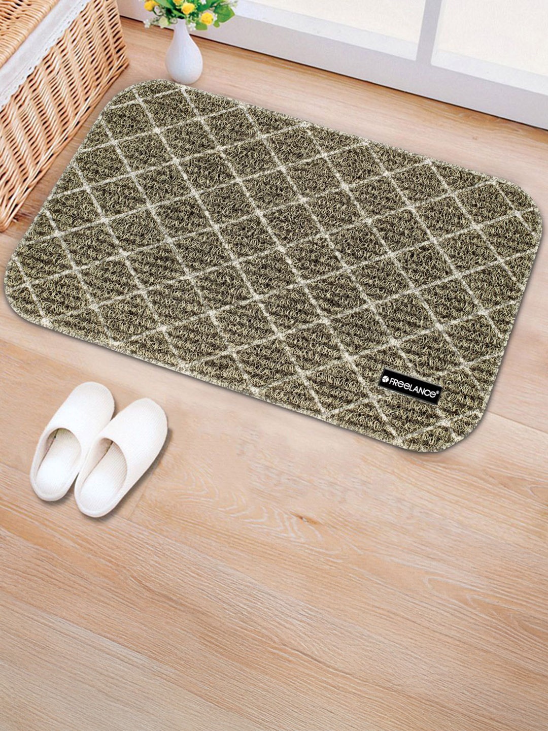 

Freelance Brown & White Striped Anti-Skid Doormat