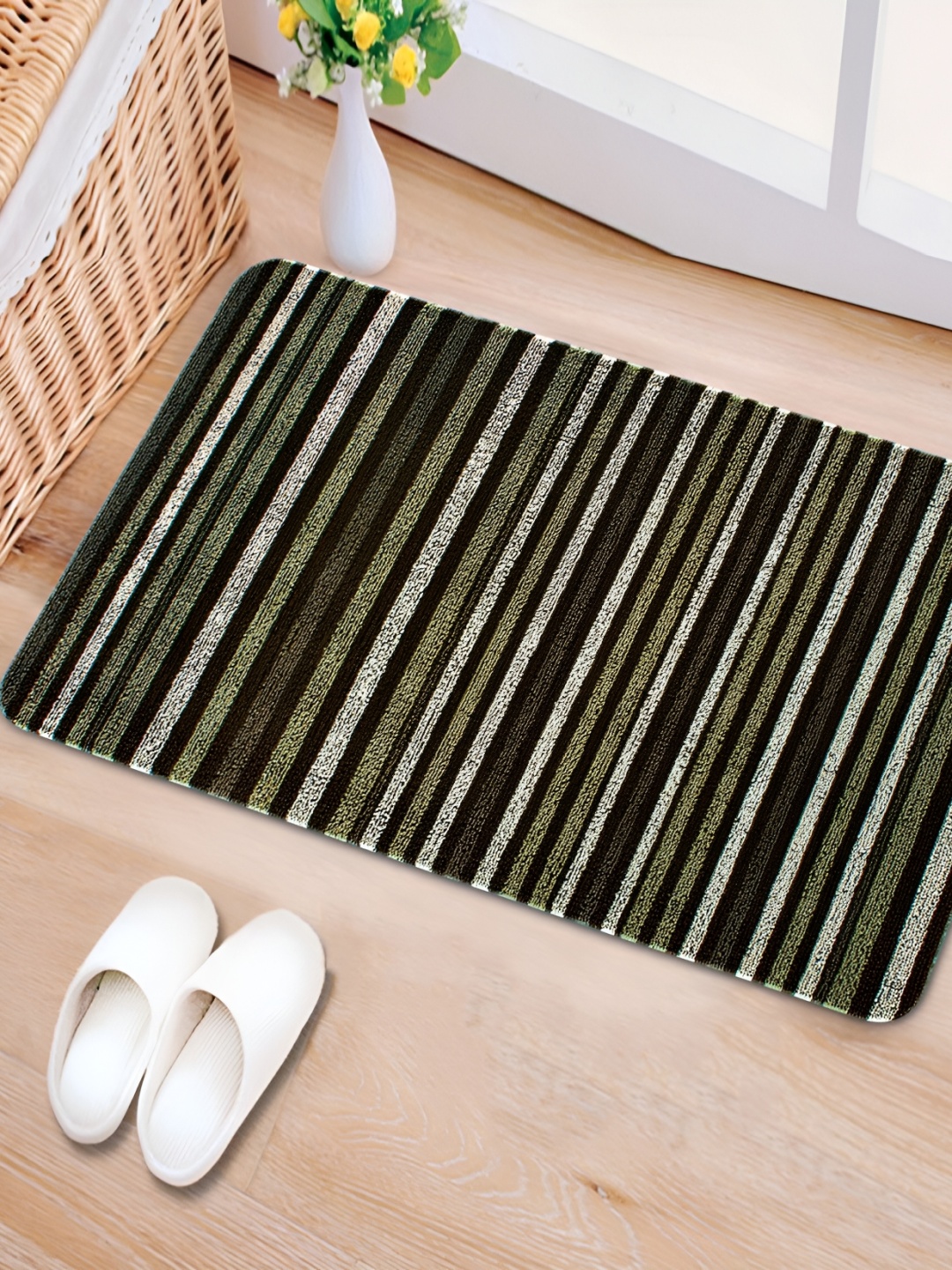 

Freelance Black & Brown Striped Anti-Skid Doormat