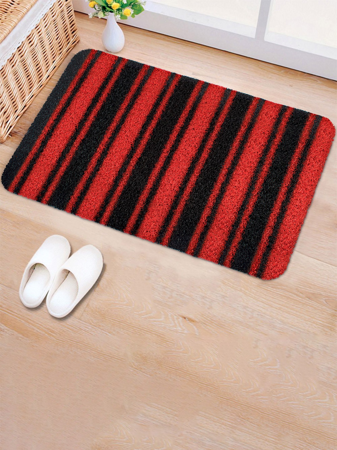 

Freelance Red & Black Striped 2300 GSM Anti-Skid Doormat
