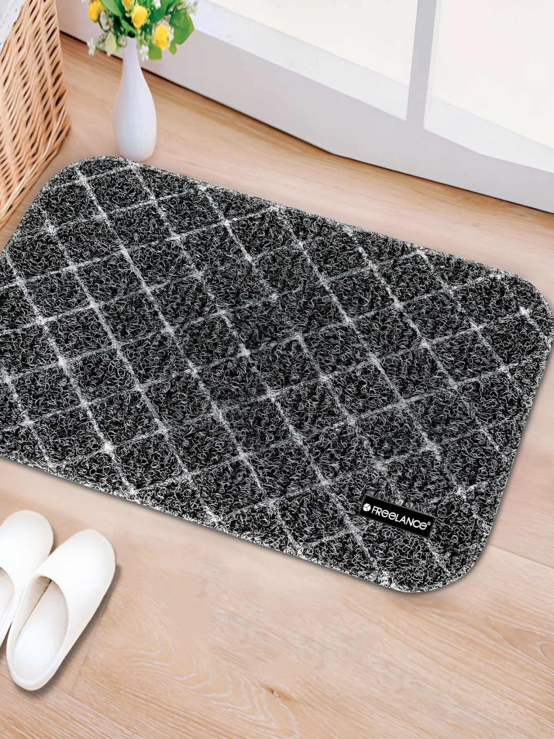 

Freelance Grey Geometric Anti-Skid Doormat