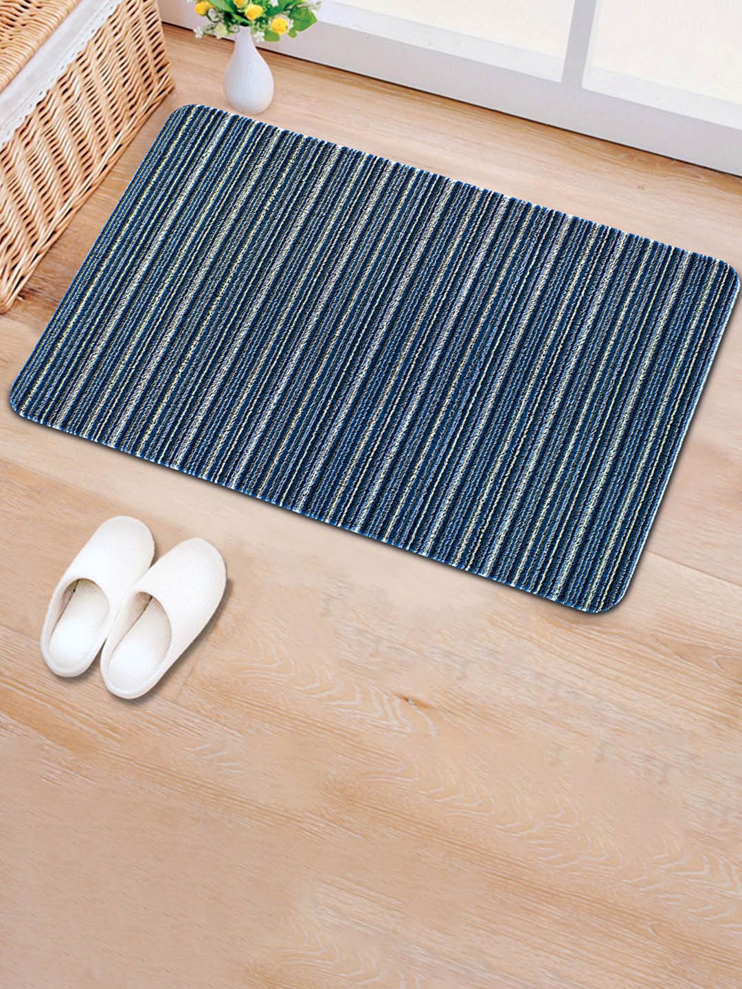 

Freelance Blue Striped Anti-Skid Doormat