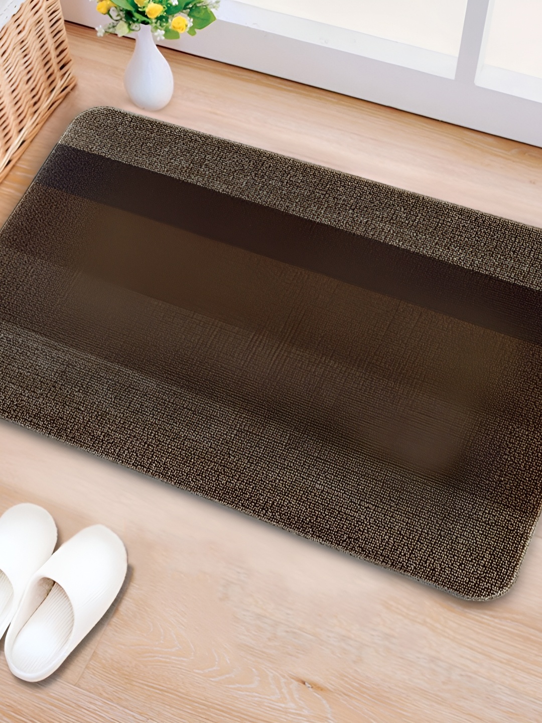 

Freelance Brown Striped 2300 GSM Anti-Skid Rectangular Doormat