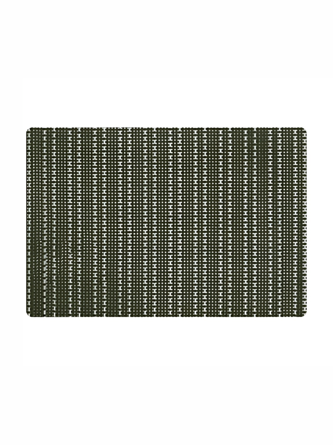 

Freelance Basketweave Black 6 Pieces Rectangle Reversible Table Placemats