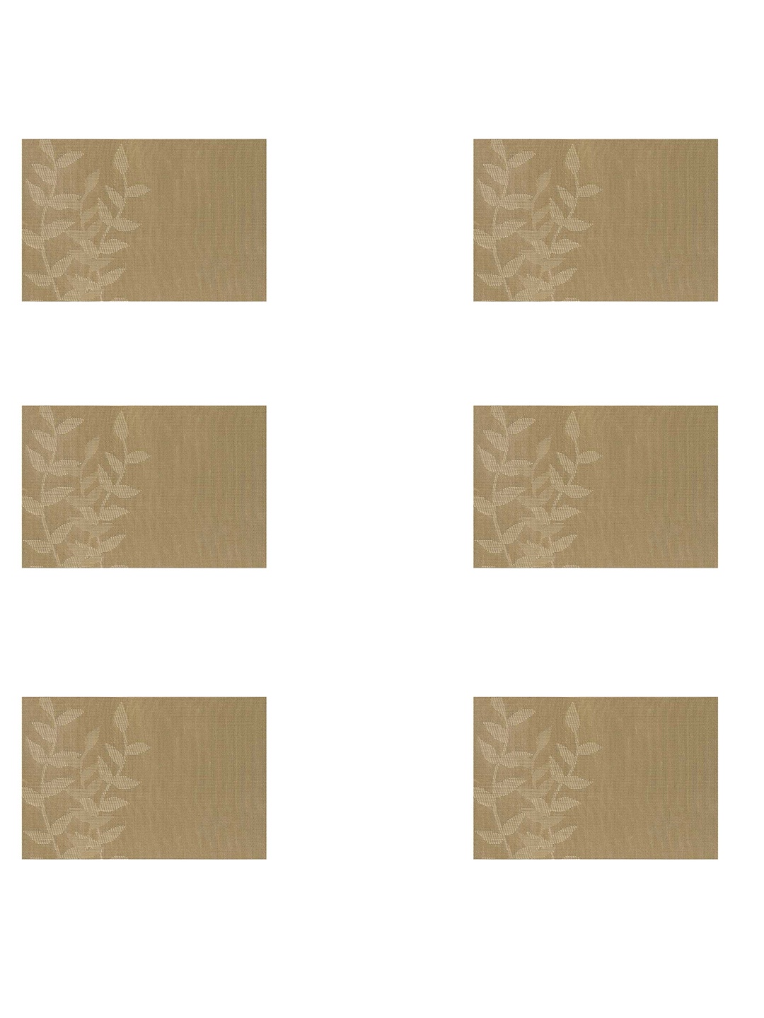 

Freelance Grey 6 Pieces Woven Design Rectangular Table Placemats