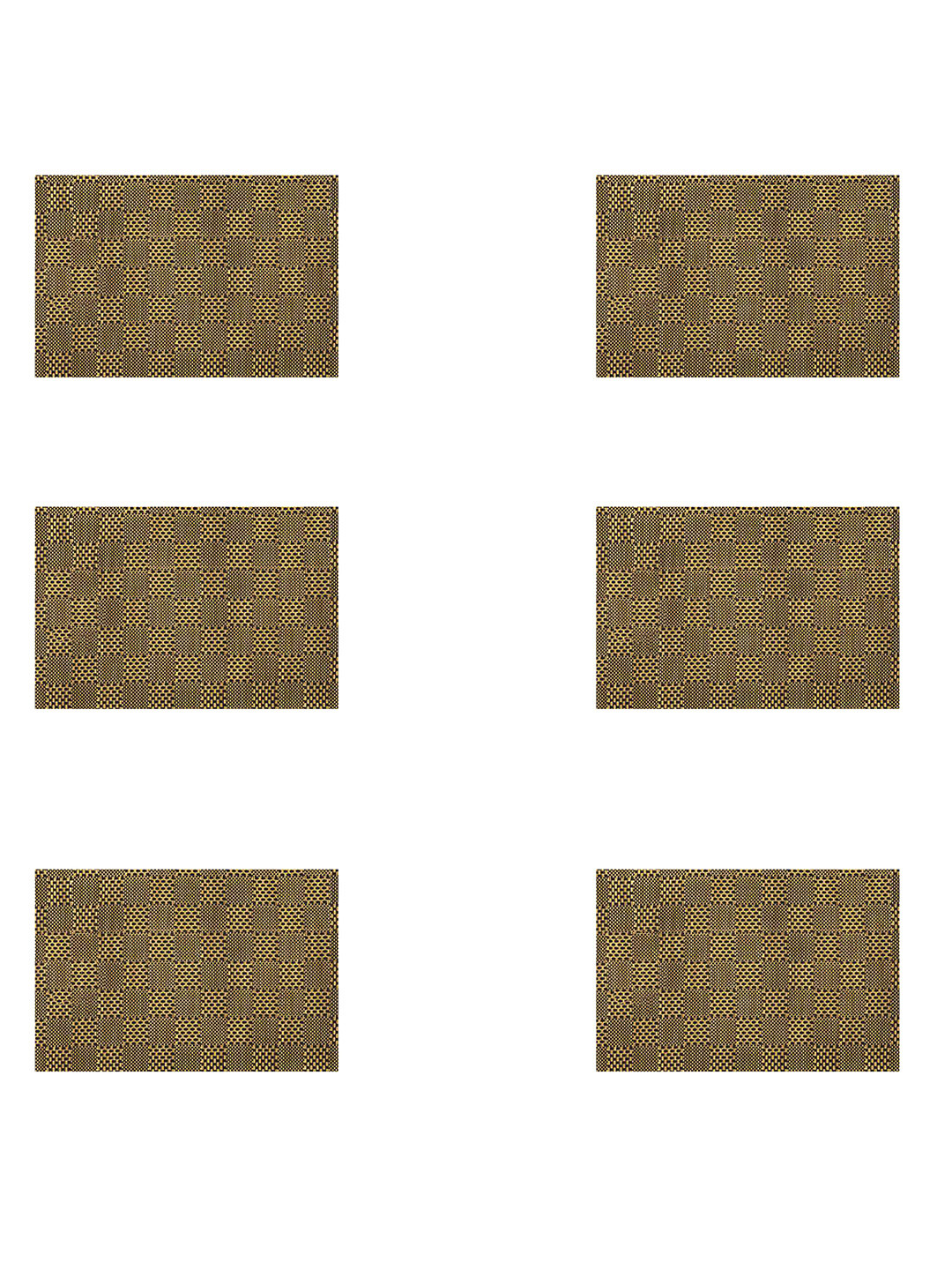 

Freelance Brown Textured 6 Pieces Bamboo Table Placemat
