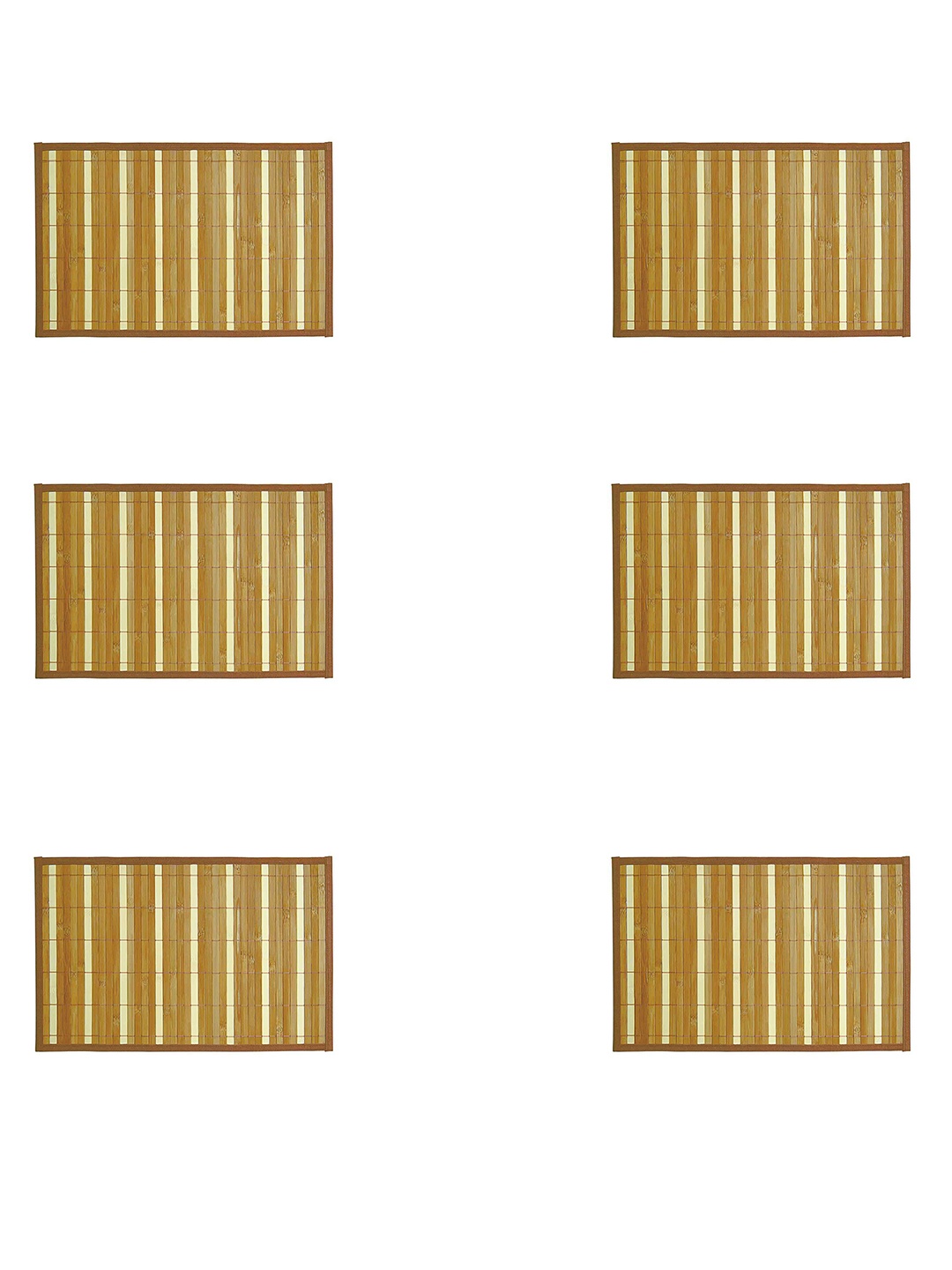 

Freelance Brown 6 Pieces Rectangular Table Placemats