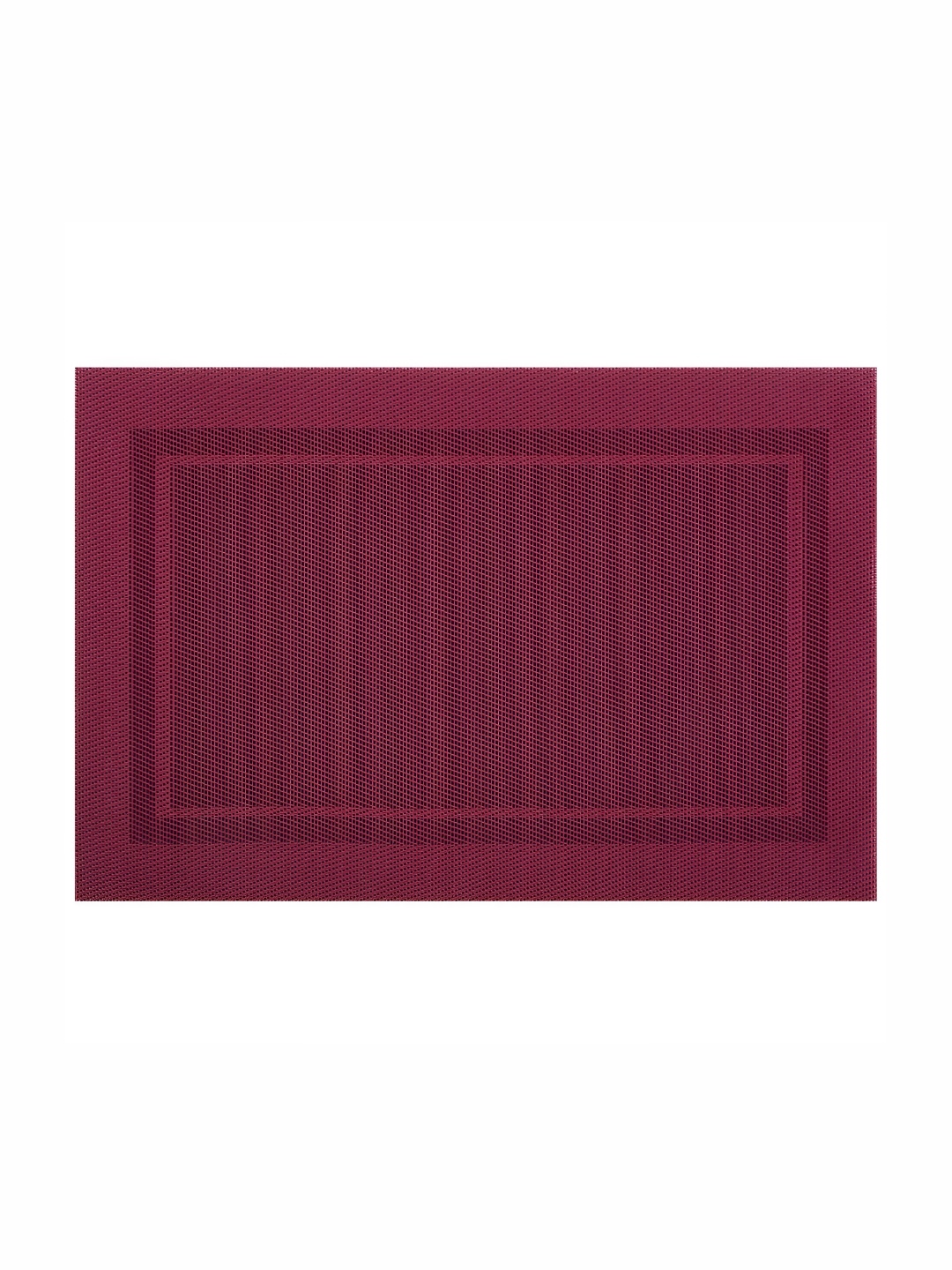

Freelance Basketweave Red 6 Pieces Rectangle Reversible Table Placemats