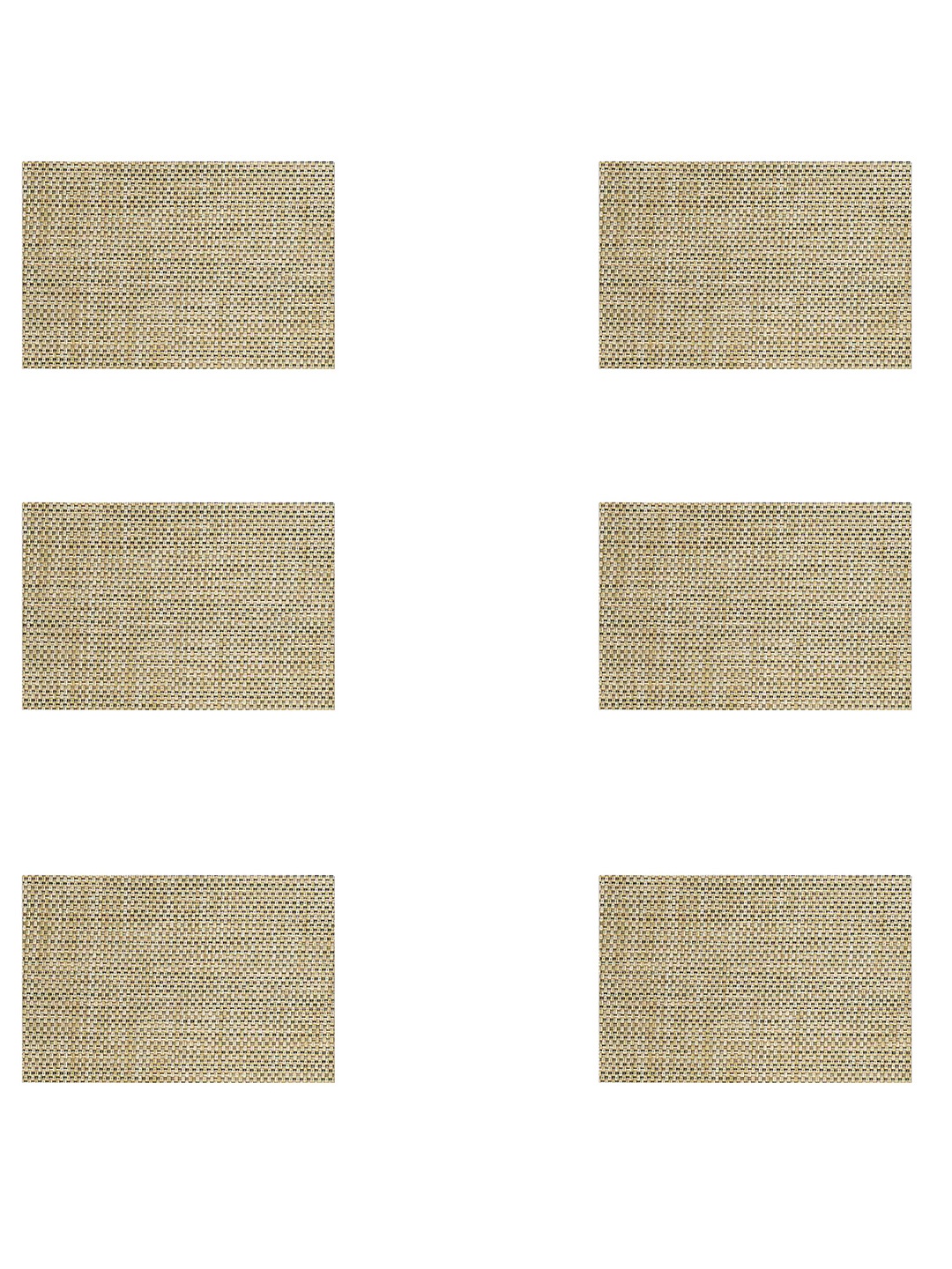 

Freelance Beige Textured 6 Pieces Table Placemats