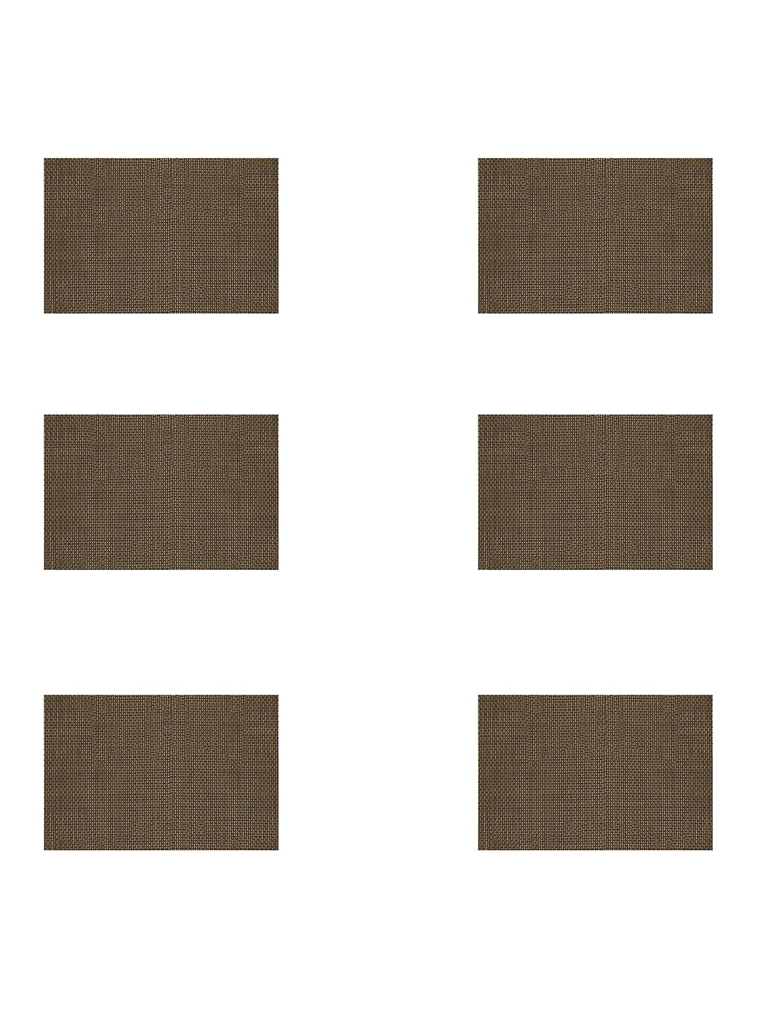 

Freelance Brown Textured 6 Pieces Table Placemats