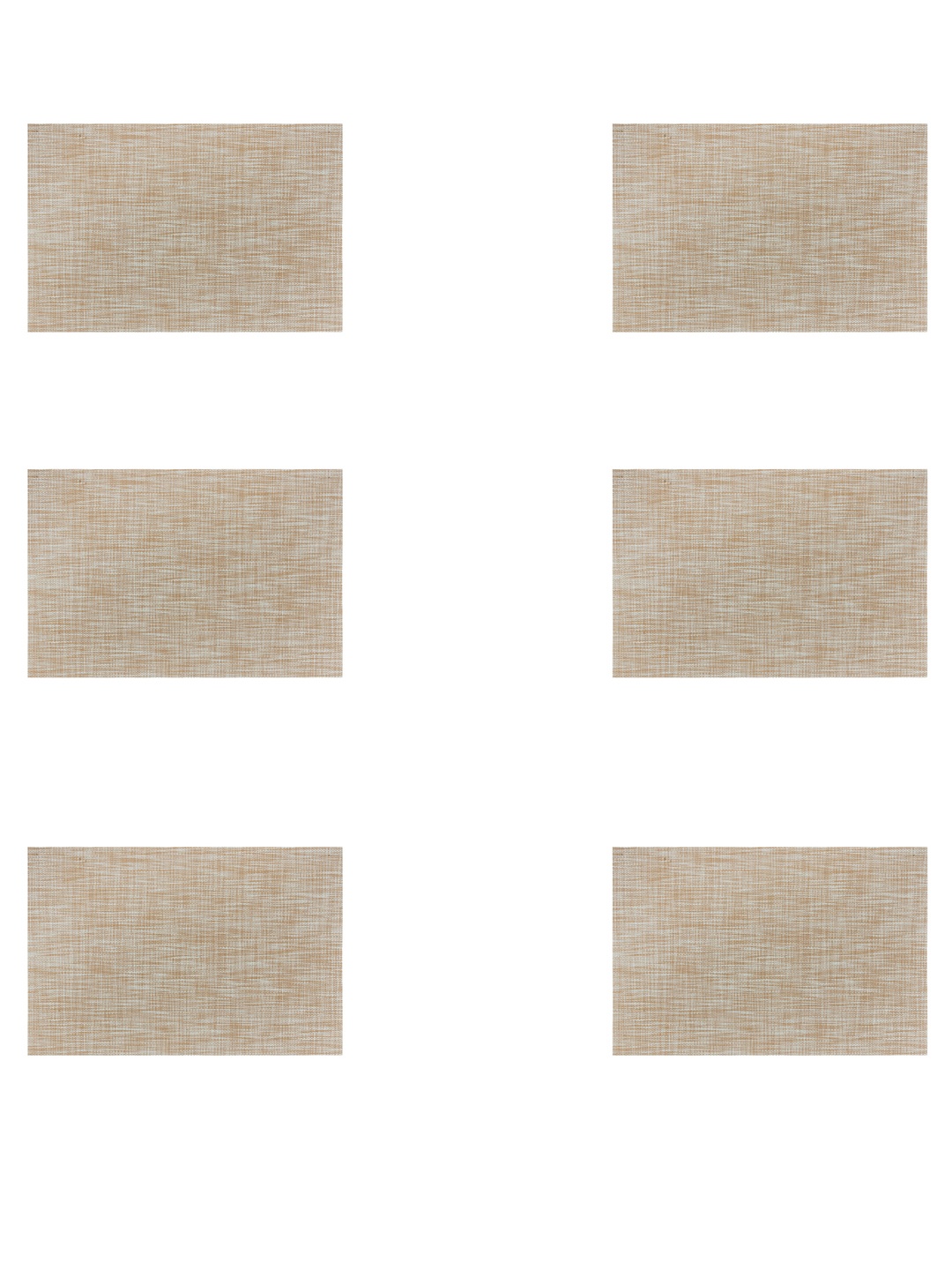 

Freelance Beige 6 Pieces Woven Design Rectangular Table Placemats