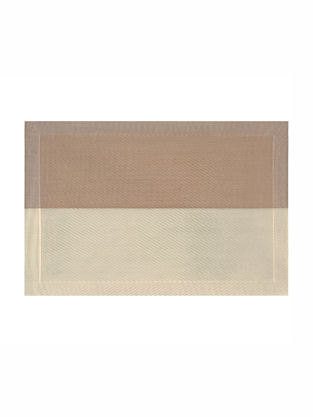 

Freelance Basketweave Beige 6 Pieces Rectangle Reversible Table Placemats