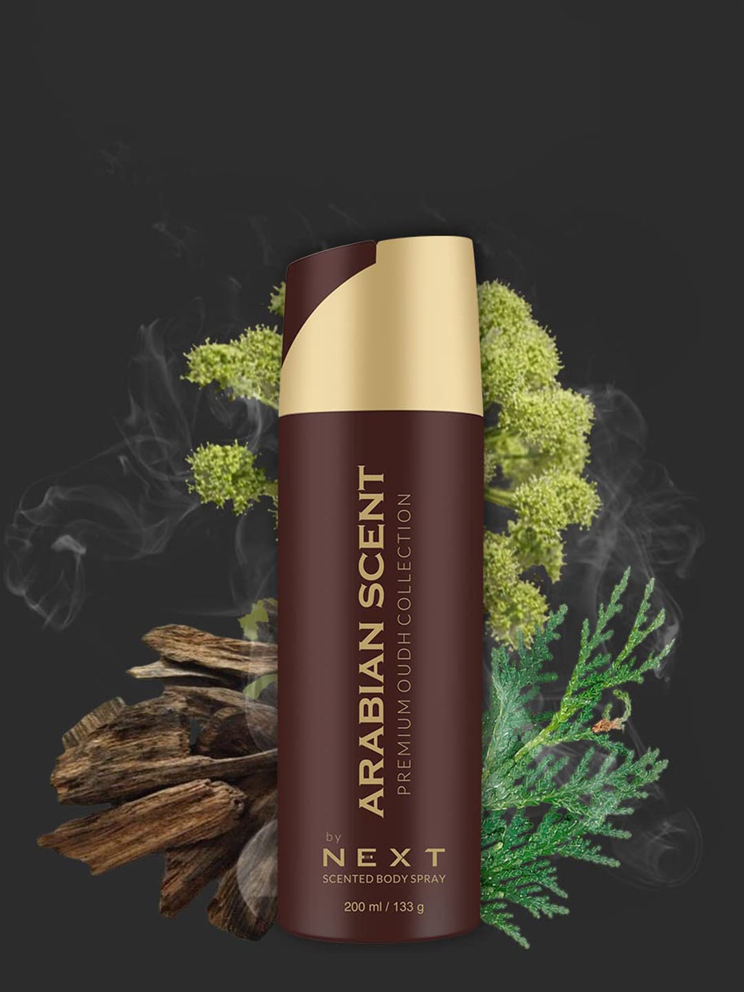 

NEXT CARE Arabian Men Oudh Deo -200ml (133g), Brown