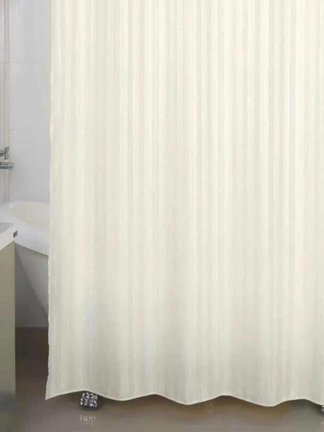 

Freelance Off White Striped Shower Curtain