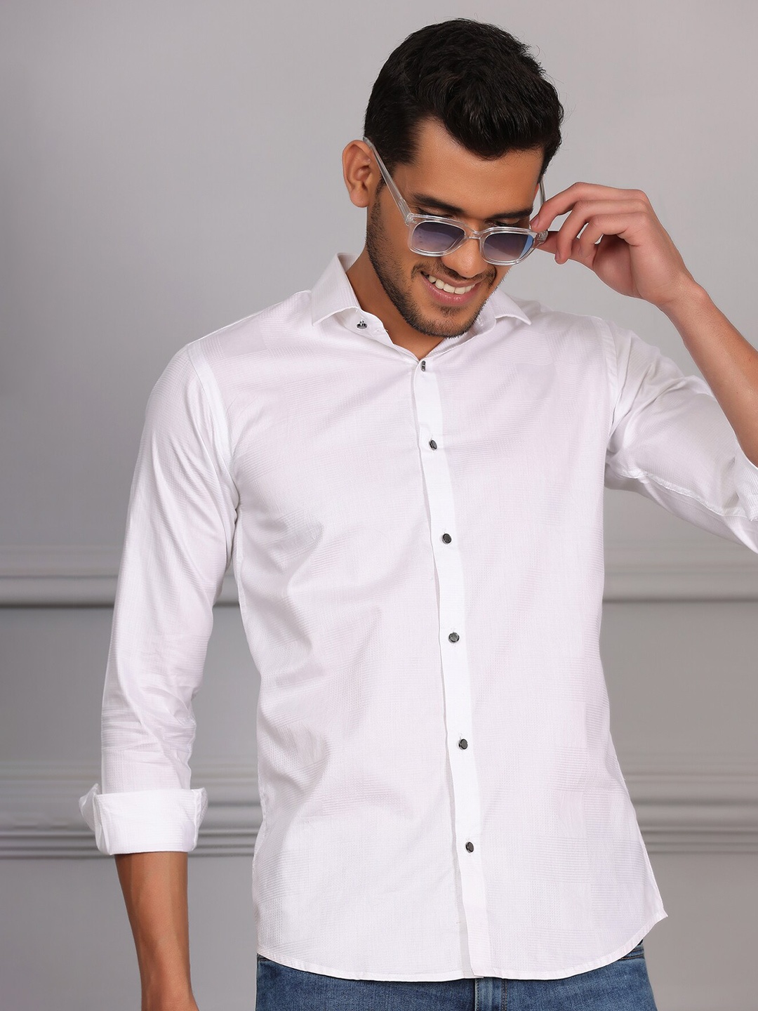 

FILO HEVIS Classic Cotton Formal Shirt, White