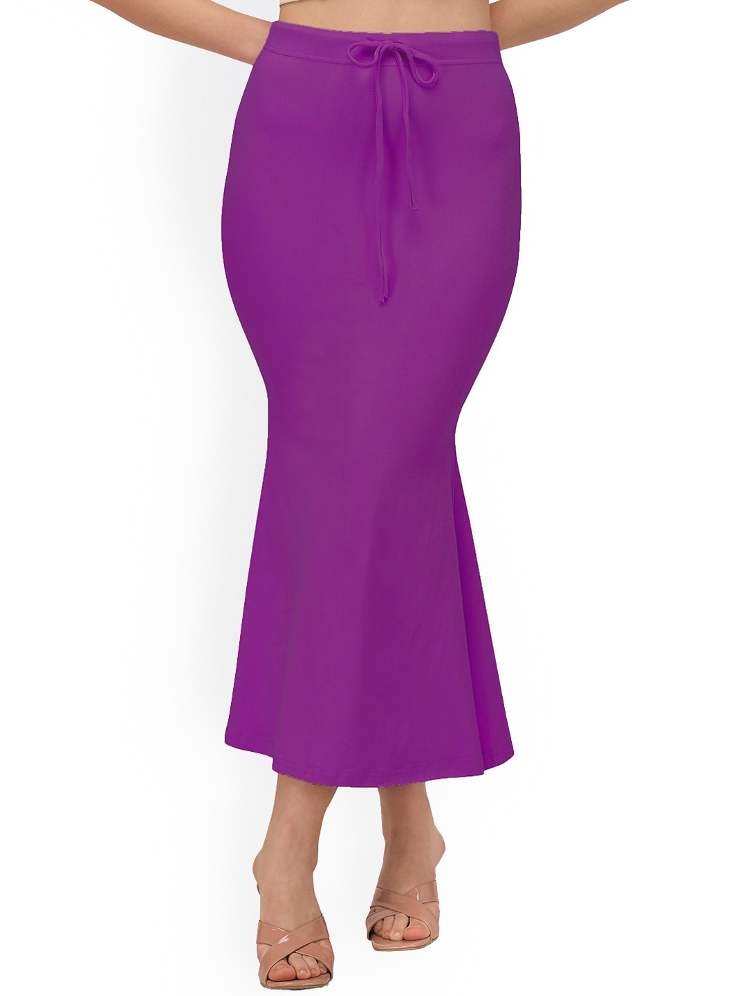 

Mehrang Fishcut Saree Shapewear, Purple