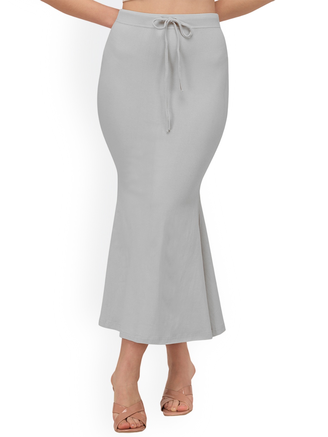 

Mehrang Fishcut Saree Shapewear, Grey melange