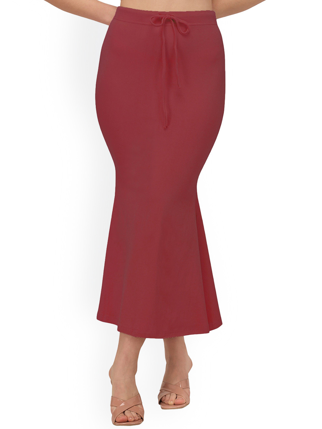 

Mehrang Fish Cut Saree Shapewear, Maroon