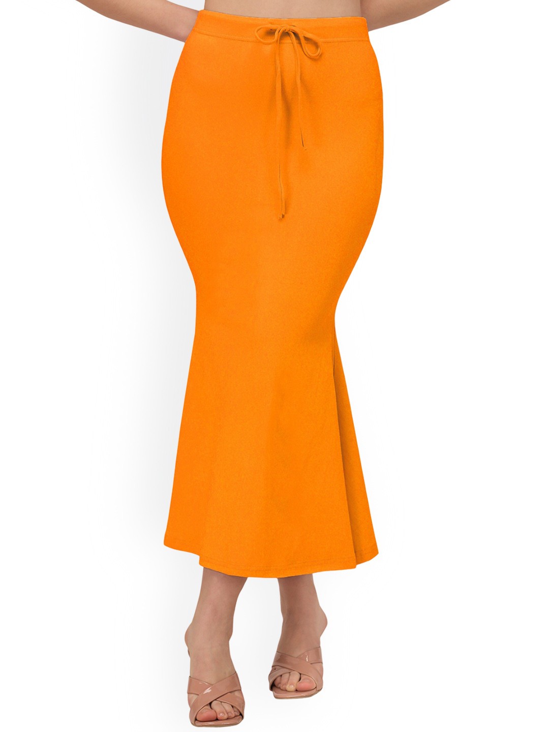 

Mehrang Fishcut Saree Shapewear, Orange