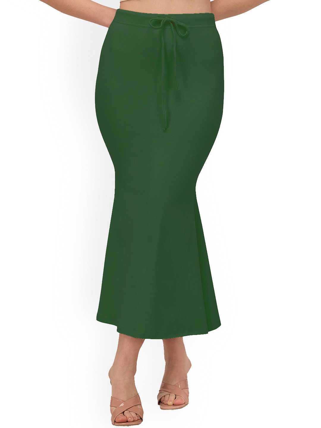 

Mehrang Fishcut Saree Shapewear, Green