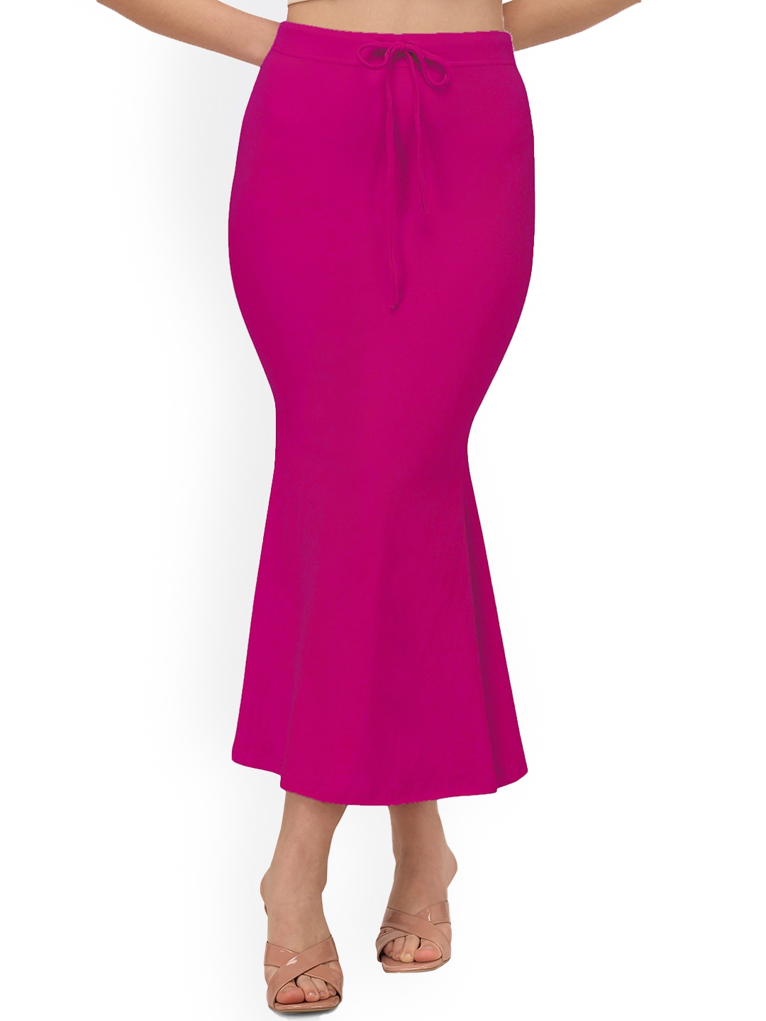 

Mehrang Fish Cut Saree Shapewear, Pink