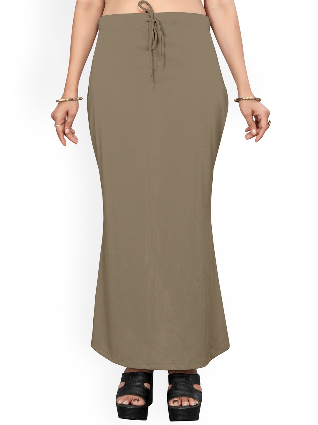 

Saree mall Brown Stretchable Saree Shapewear