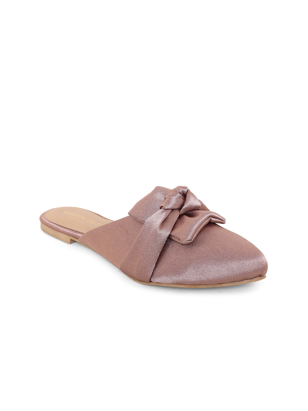 

Kenneth Cole Pointed Toe Mules with Bows, Pink