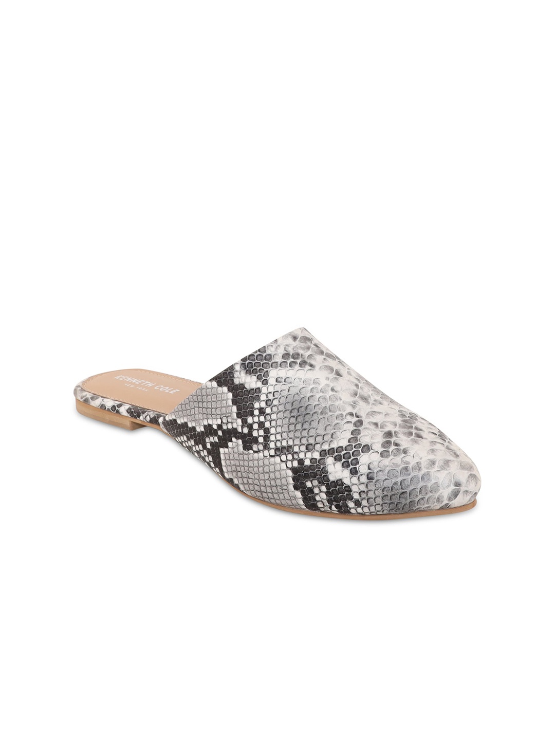 

Kenneth Cole Printed Mules, White